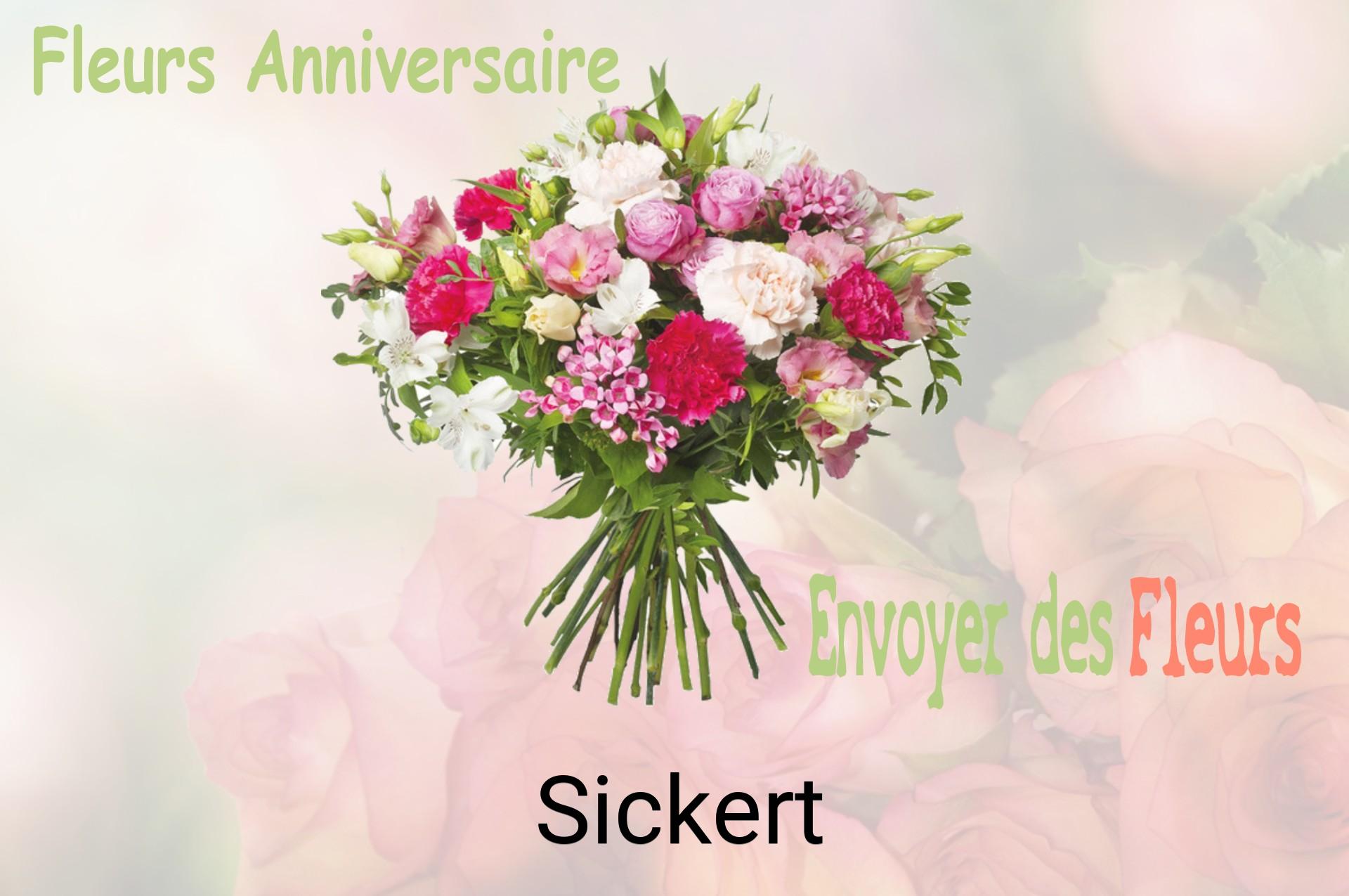 Bouquet de fleurs d’anniversaire livré à Sickert